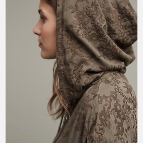 Anthropologie Saturday Sunday Embroidered Zip Up Hoodie - Picture 2 of 16